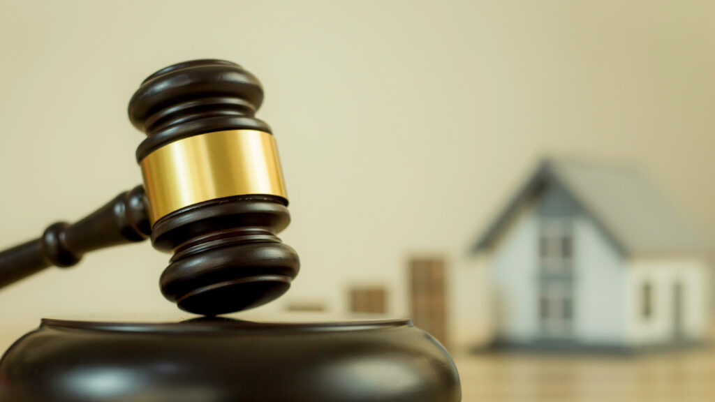 Fair hammer hammer and wooden house The concept is used in real estate law agreements Fair hammer hammer and wooden house The concept is used in real estate law agreements