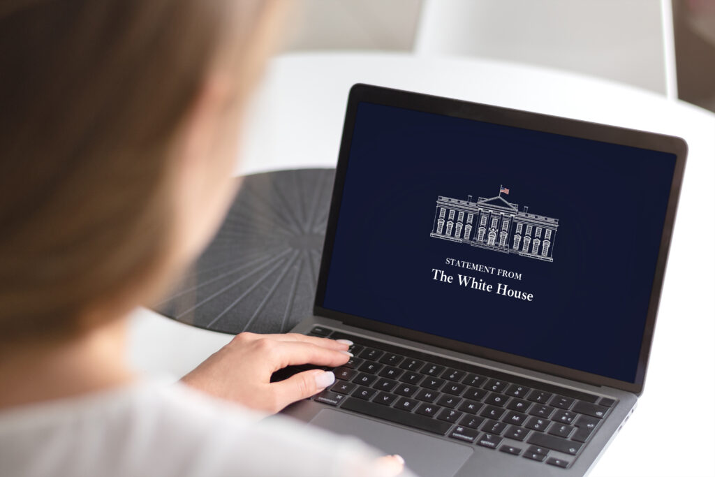 Statement White House Official announcements press releases and presidential statements such as disparate impact in fair housing
